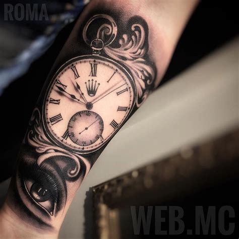 i want a rolex tattoo|Rolex pocket watch tattoo ideas.